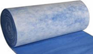 Фильтровальное волокно (полотно) на основе полиэстера blue